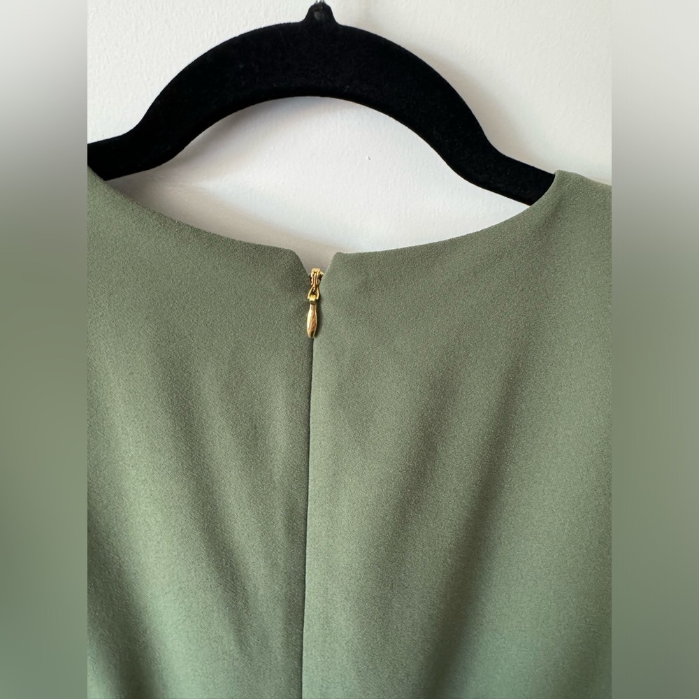 J.Crew Green Sleeveless Stealth Dress - Size 10 - Picture 4 of 6